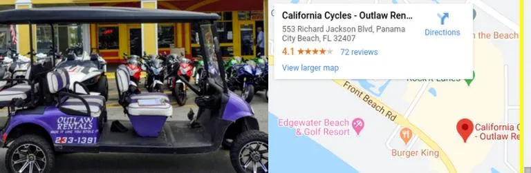 California Cycles - 553 R. Jackson Blvd. Panama City Beach Florida