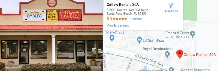 Outlaw Rentals 30A - 5399 E. Hwy 30A Santa Rosa Beach Florida